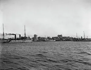 The Harbor, Norfolk, Va. c.between 1910 and 1920. Creator: Unknown