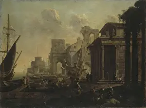 Quai Prints: Harbour, 1652. Creator: Jan Miel