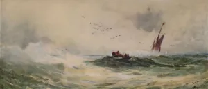 Stormy Prints: The Harbour Bar, 1889, (1935). Artist: Thomas Bush Hardy