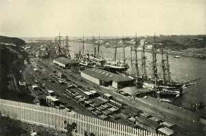 The Harbour, Buffalo River, East London, 1901. Creator: Wilson