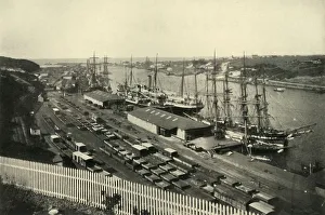 Transvaal Prints: The Harbour, Buffalo River, East London, 1901. Creator: Wilson