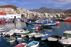 Canary Islands Prints: Harbour, Los Cristianos, Tenerife, Canary Islands, 2007