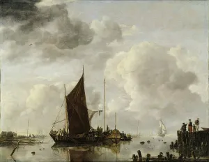 Cappelle Jan Van De Prints: Harbour Scene with Reflecting Water, 1649. Creator: Jan van de Cappelle