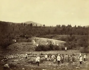 Labour Camp Prints: A Hard Labor Convict Attempts to Escape from the Work Site