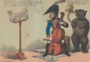 A Hard Passage, or Boney Playing Base on the Continent, September 24, 1808