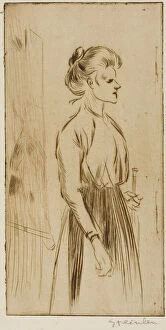 A T Steinlen Gallery: Hard Woman, 1898. Creator: Theophile Alexandre Steinlen