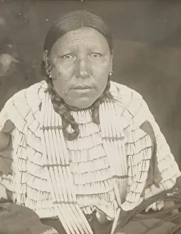 Sioux Prints: Hard Wood, 1905. Creator: Edward Sheriff Curtis