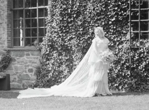 Wedding Day Prints: Harden, Rosemary, Miss, at her wedding, between 1928 and 1942. Creator: Arnold Genthe
