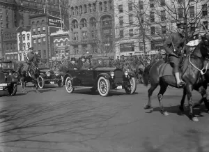 Inauguration Prints: Harding Inauguration, 1921. Creator: Harris & Ewing