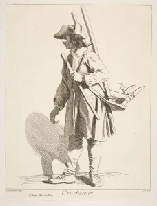 Comte De Prints: Hardware Peddler, 1746. Creator: Caylus, Anne-Claude-Philippe de