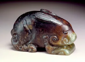 Jade Prints: Hare, between 618 and 906. Creator: Unknown