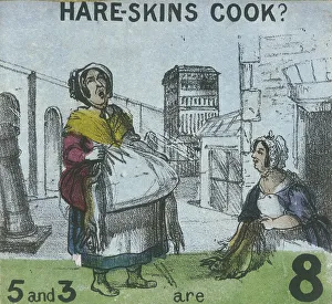 Th Jones Prints: Hare-skins Cook?, Cries of London, c1840. Artist: TH Jones