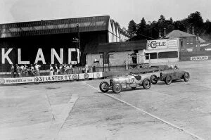 Bugatti Gallery: Harker Special of WE Harker and Bugatti Type 37 of John Appleton, BARC meeting, Brooklands, 1933