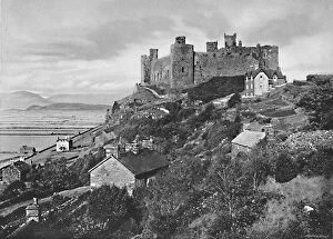 Gwynedd Collection: Harlech Castle, c1896. Artist: Catherall & Pritchard