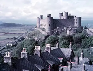County Prints: Harlech Castle, Wales, c1955. Creator: Arthur Charles Kirby Ware