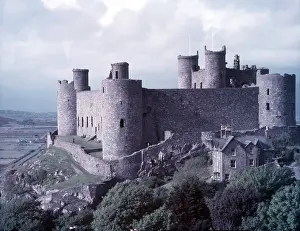 County Prints: Harlech Castle, Wales, c1955. Creator: Arthur Charles Kirby Ware