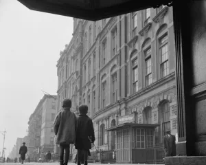 Back View Prints: A Harlem scene, New York, 1943. Creator: Gordon Parks