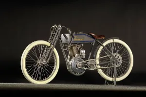 Harley Davidson Racer 1913. Artist: Simon Clay