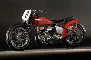 Harley Davidson WR Daytona 1948. Artist: Simon Clay
