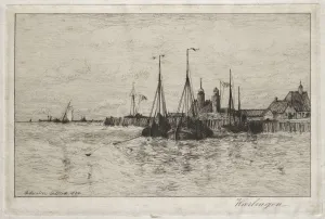 Harlingen, 1884. Creator: Robert Swain Gifford (American, 1840-1905)