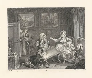 Prostitution Prints: A Harlot's Progress. Plate 2: Moll is now a kept woman