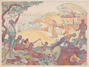 Late 19th Century Prints: Harmonious Times, 1895-1896. Creator: Paul Signac (French, 1863-1935)
