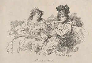 Harmony, August 12, 1785. August 12, 1785. Creator: Thomas Rowlandson