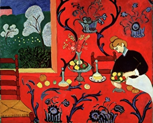 Henri Mile Benot Prints: Harmony in Red (The Red Room), 1908