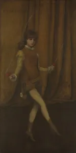 Harmony in Yellow and Gold: The Gold Girl-Connie Gilchrist, ca. 1876-77. Creator