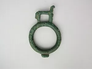 8th Century Bc Gallery: Harness Ring with Quadruped, Geometric Period (800-600 BCE). Creator: Unknown