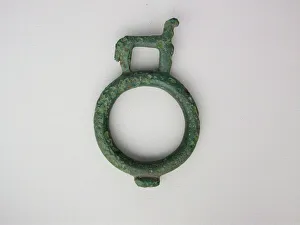 8th Century Bc Prints: Harness Ring with Quadruped, Geometric Period (800-600 BCE). Creator: Unknown