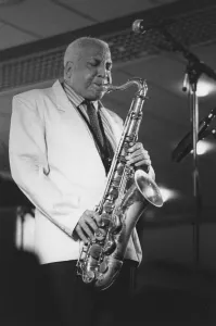 Harold Ashby, North Sea Jazz Festival, The Hague, the Netherlands, 1993. Creator: Brian Foskett
