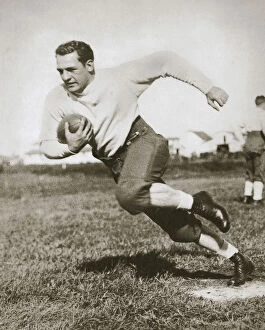Harold Edward Red Grang, American Football player, mid 1920s