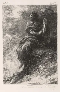 1836 1904 Prints: Harolde dans les Montagnes, 1884. Creator: Henri Fantin-Latour (French, 1836-1904)