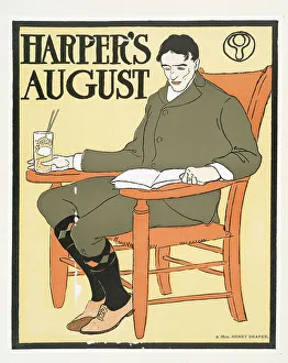 Penfield Edward Prints: Harper's August, c1898. Creator: Edward Penfield