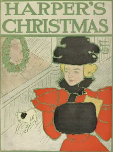 Harper's Christmas, 1896. Creator: Edward Penfield. Harper's Christmas, 1896. Creator: Edward Penfield