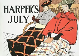Harper's July, c1897. Creator: Edward Penfield