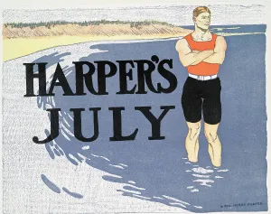 Penfield Edward Prints: Harper's July, c1899. Creator: Edward Penfield