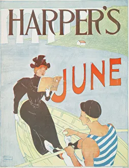 Penfield Edward Prints: Harper's June, c1893 - 1899. Creator: Edward Penfield