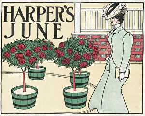 Harper And Brothers Prints: Harper's June, c1896. Creator: Edward Penfield