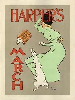 Penfield Prints: Harpers March, 1894. Artist: Penfield, Edward (1866-1925)