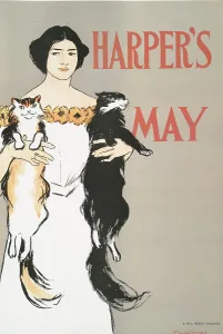 Posters Prints: Harper's May, c1897. Creator: Edward Penfield