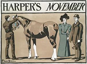 Harper And Brothers Prints: Harper's November, c1890 - 1907. Creator: Edward Penfield