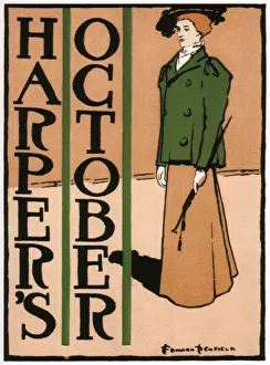 Penfield Prints: Harpers October, 1895. Artist: Penfield, Edward (1866-1925)