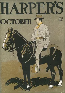 October Prints: Harper's October, c1890 - 1907. Creator: Edward Penfield
