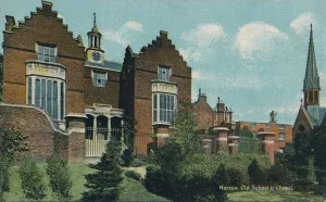 Harrow Prints: Harrow Old School & Chapel, c1910