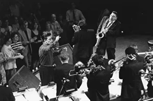 Albert Hall Prints: Harry Connick Jnr and Orchestra, Royal Albert Hall, London, 1993. Creator: Brian Foskett