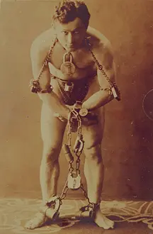Photoengraving Prints: Harry Houdini, 1903. Creator: Blote, Jan Frederik (1865-1956)