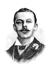 Innovation Prints: Harry John Lawson, English inventor of a safety bicycle, 19th century