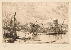 1818 1910 Prints: Harry Kellys, Putney, 1865-1866. Creator: Francis Seymour Haden (British, 1818-1910)